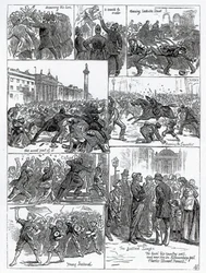 Irish Land League Agitation, illusztrációk a 